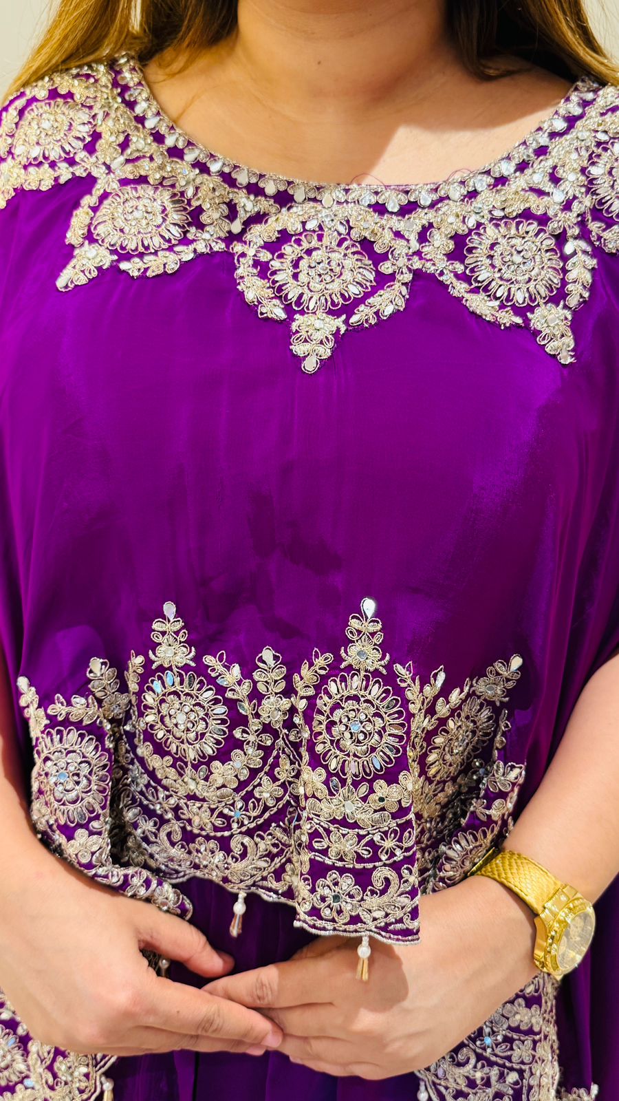 Eira Kaftan Set- Red, Purple, Yellow, Orange